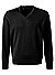 Pullover, Merinowolle, schwarz - black