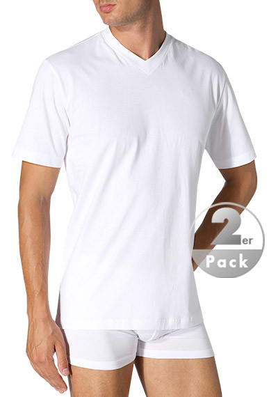 Schiesser American V-Shirt 2er Pack 008151/100