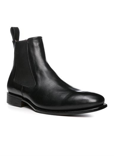 Chelsea Boots, Kalbleder glatt, schwarz