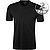 T-Shirts, Modern Fit, Baumwolle, schwarz - schwarz