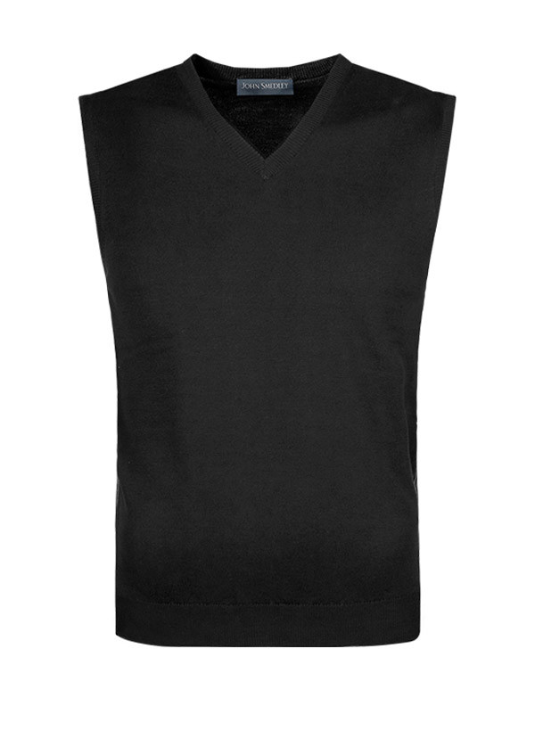 John Smedley V-Pullunder Hadfield/black