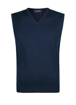 Stylingtipps Beschreibungsbild von John Smedley V-Pullunder Hadfield/midnight