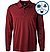 Polo-Shirt, Baumwoll-Jersey, barolo - weinrot
