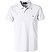 Polo-Shirt, Baumwoll-Piqué, weiß - white