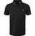 Polo-Shirt, Regular Fit, Baumwoll-Piqué, schwarz - black