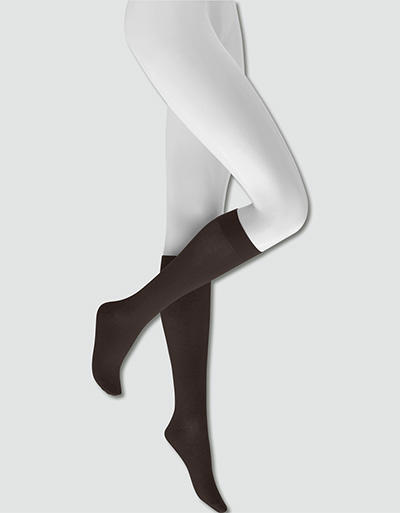 KUNERT Velvet Cotton Kniestrumpf 282000 3er Pack