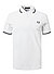 Polo-Shirt, Slim Fit, Baumwoll-Piqué, white - white
