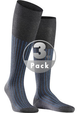 Stylingtipps Beschreibungsbild von Falke Shadow Kniestrumpf 3er Pack 15648/3191