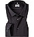 Hemd, Regular Fit, Popeline, schwarz - schwarz