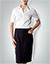 Bluse mit kurzem Arm - weiß