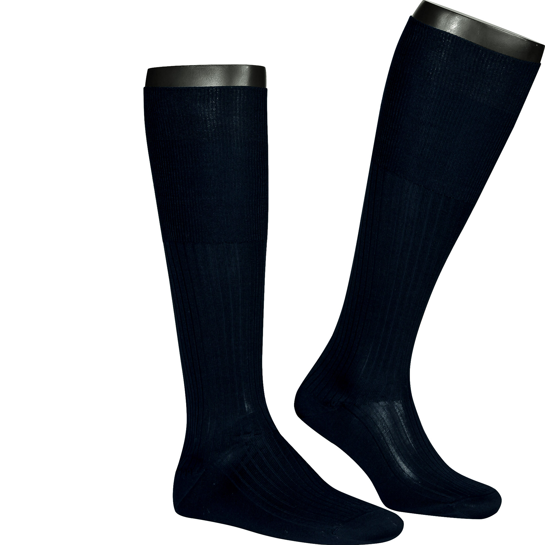 Falke Herren Kniestrümpfe blau Baumwolle & Mix