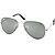 Sonnenbrille, Aviator, Metall, silber - silber-grau  (W3277)