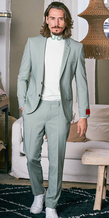 Anzug im legeren Stil, Komplett-Outfit