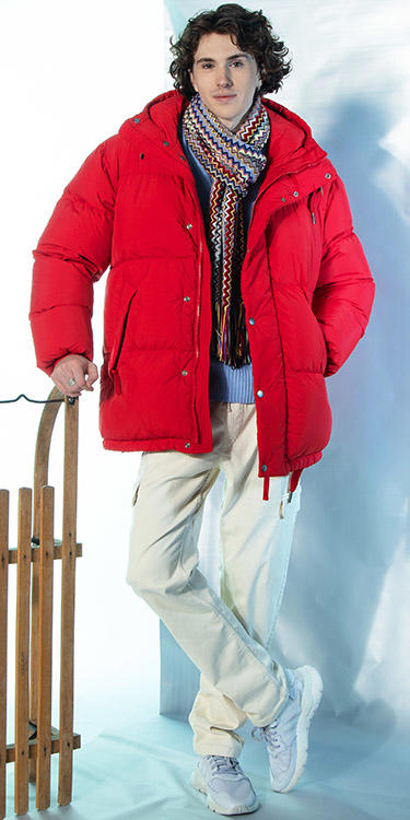 Bunter Winter-Look, Komplett-Outfit Image 0