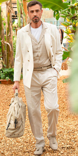 Stylingtipps Beschreibungsbild von Heller Ton-in-Ton-Look, Komplett-Outfit