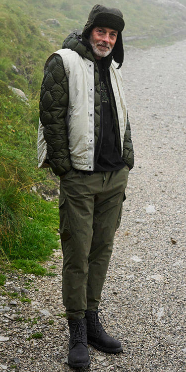 Funktionslook mit Weste, Komplett-Outift