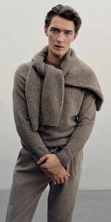 Luxus in Naturtönen, Komplett-Outfit