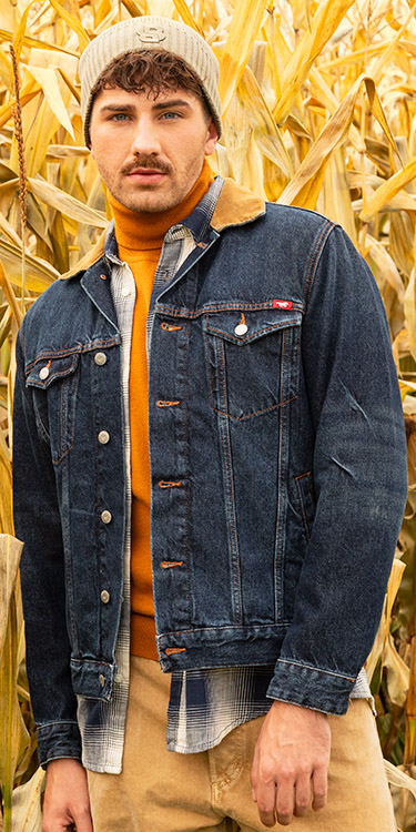 Casual mit Kontrast, Komplett-Outfit