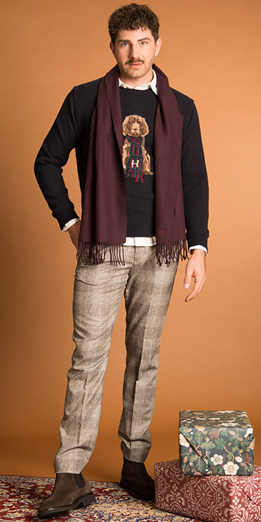 Preppy Look mit Augenzwinkern, Komplett-Outfit