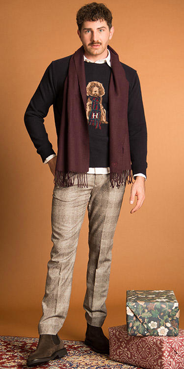 Preppy Look mit Augenzwinkern, Komplett-Outfit