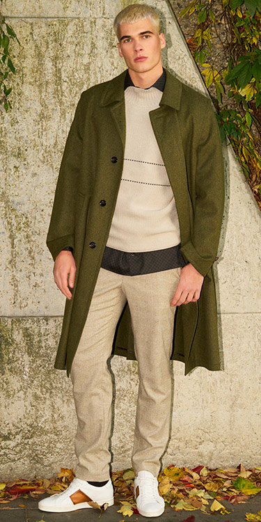 Lässiger Look in Naturtönen, Komplett-Outfit