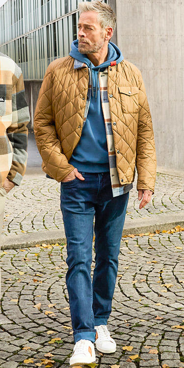 Steppjacke trifft Overshirt & Hoodie