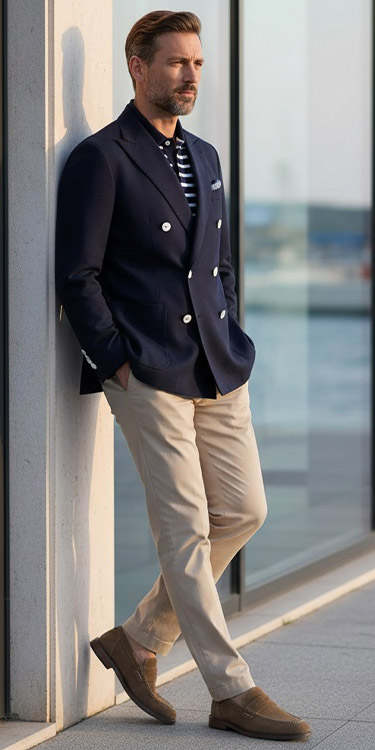 Maritimer Stil neu gedacht, Komplett-Outfit