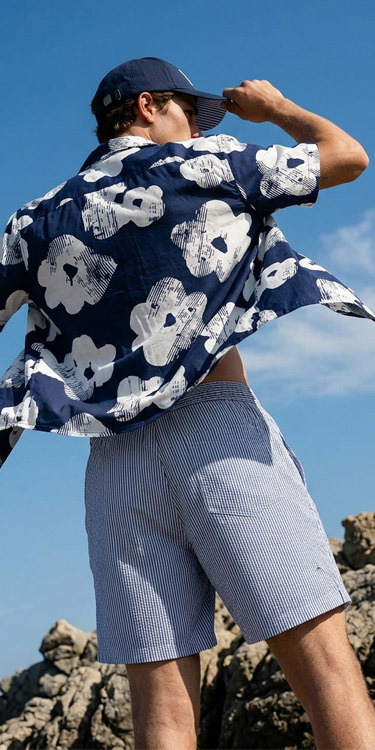 Sommerbrise in Marineblau, Komplett-Outfit