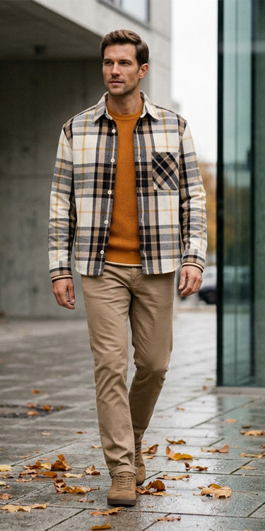 Warme Herbsttöne, Komplett-Outfit