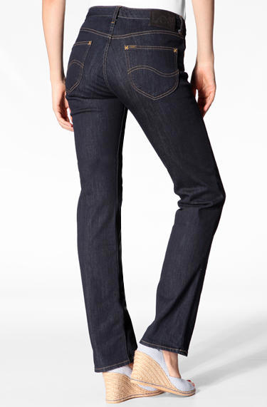 Lee Damen Marion Straight solid blue L301/OGCX Image 1