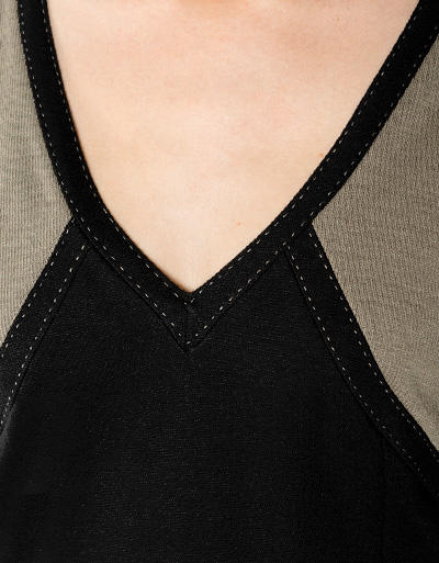 Laurèl Damen Kleid schwarz-khaki 18165/2900 Image 2