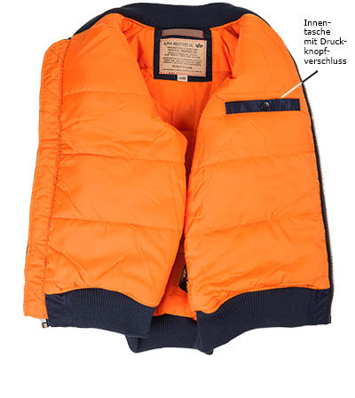 ALPHA INDUSTRIES Jacke MA-1 VF 59 191118/07 Image 2