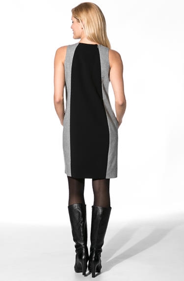 Calvin Klein Damen Kleid grau KWW447/R3L00/999Diashow-2