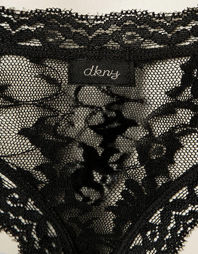 DKNY Signature Lace Table Thong 576000/DBK Image 3