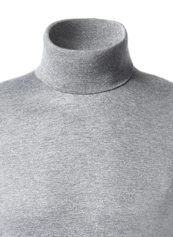 Rollkragenpulli Rollkragenpullover Silber CECIL Softer