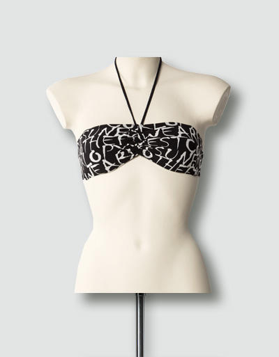 Schiesser Damen Bandeau-Top schwarz 140738/000 Image 1