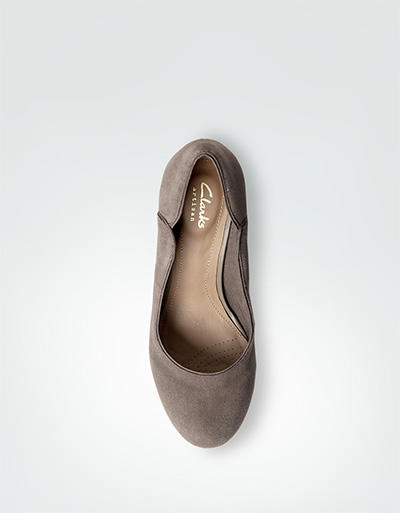Clarks Chorus Nights pebble suede 26117461D Image 5