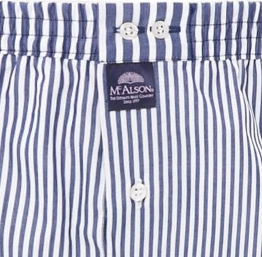 MC ALSON Boxer-Shorts 0241/blau-weiß Image 1