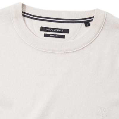 Marc O'Polo, Pullover, offwhite meliert