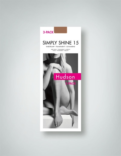 Hudson Simply Shine15 Kniestrumpf 3erP 030544/0019Diashow-2