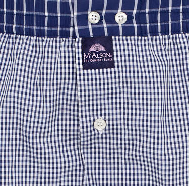 MC ALSON Boxer-Shorts 0221/blau-weiß Image 1