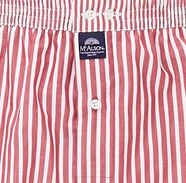 MC ALSON Boxer-Shorts 0232/rot-weiß Image 1