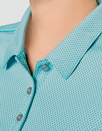 adidas Golf Damen Polo-Shirt blue glow BC1142Diashow-2