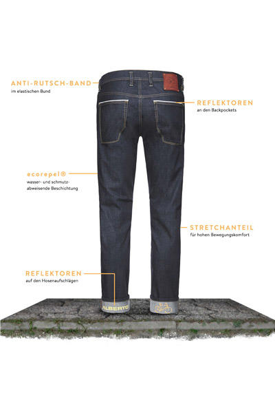 Alberto Bike Regular Fit Chino 65882503/880 Image 7
