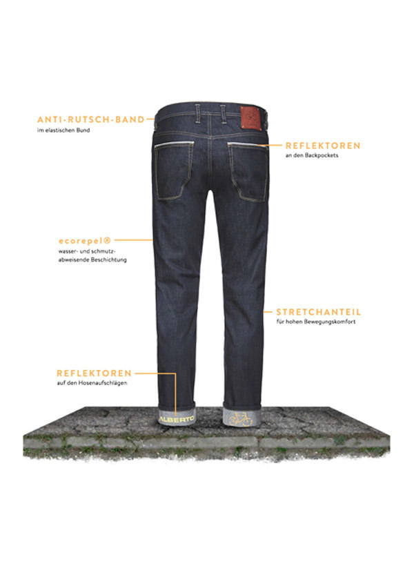 Alberto Bike Regular Fit Chino 65882503/880 Image 8