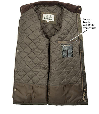 Barbour Jacke Hereford Wax olive MWX1213OL71 Image 2