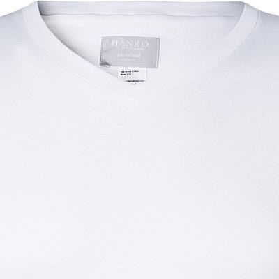 HANRO Shirt V-Neck Sea Island Cotton 07 3173/0101 Image 1