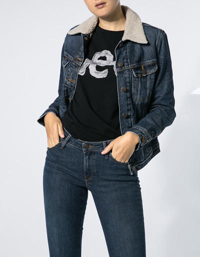 Lee Damen Sherpa Rider Vintage Worn L54VRDJK Image 2