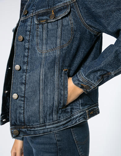 Lee Damen Sherpa Rider Vintage Worn L54VRDJK Image 4