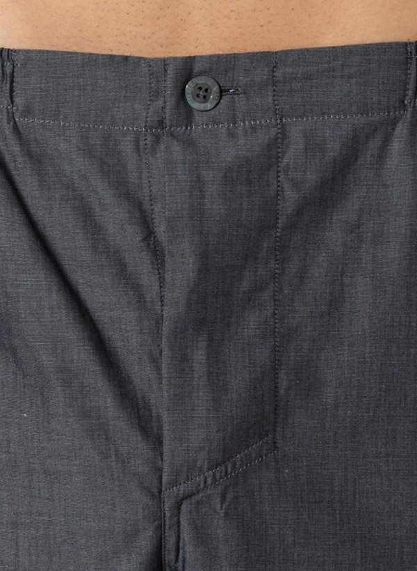 Thumbnail - Zimmerli Herren Pyjama grau Popeline Stoff unifarben